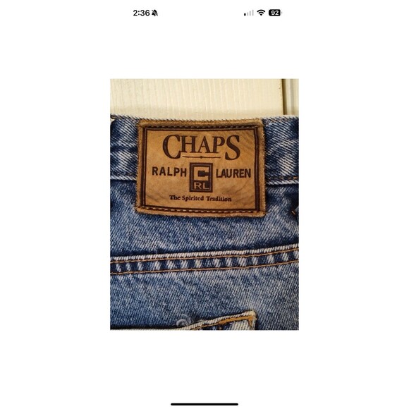 Chaps Ralph Lauren Jeans Men's Size 46x30 Blue Denim Relaxed Fit - Picture 1 of 6